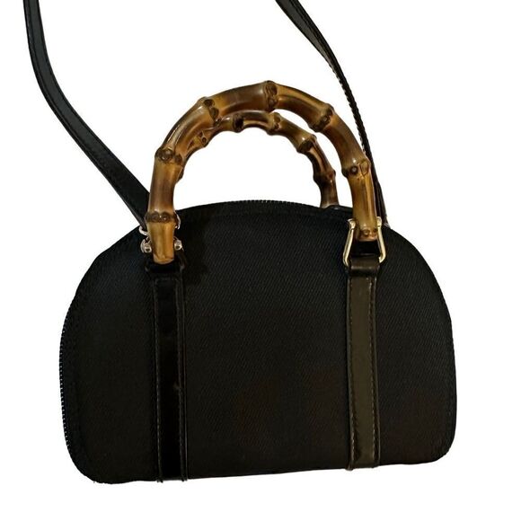 Gucci mini bag with bamboo handle and strap - Picture 5 of 16